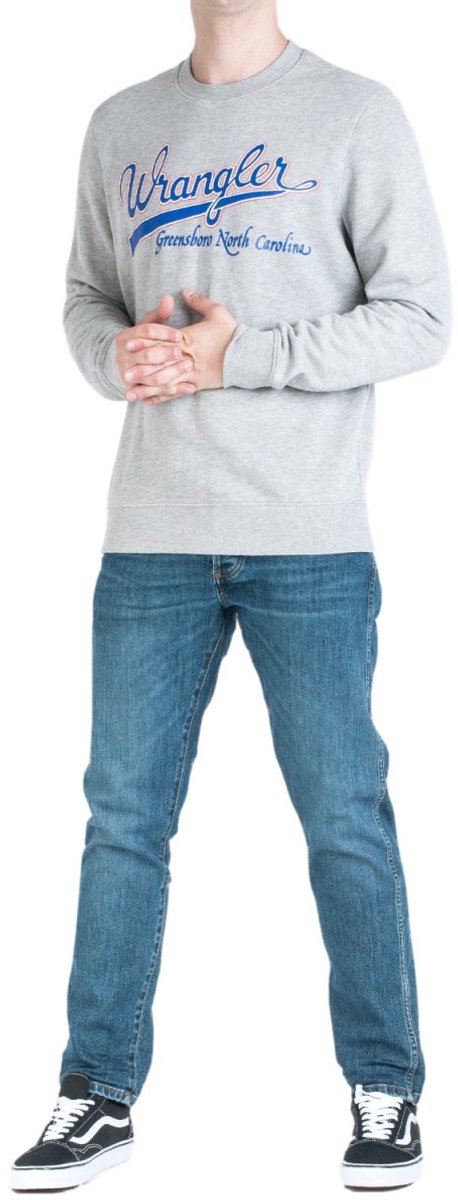Hoodie Wrangler Logo Oranje