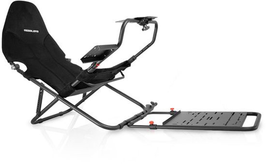 REBBLERS® SIMR 100G Foldable Sim Racing Cockpit - Opvouwbare Racestoel - Compact - Zwart