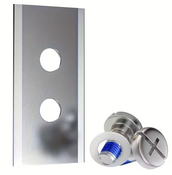 36x Robotmaaier Mesjes RVS - Universeel Compatibel met Mammotion Luba 1 & 2 en Yuka - Dubbelzijdige Reservemessen - Extra Sterk & Duurzaam - Inclusief Schroeven van Merkloos	 — afbeelding 2
