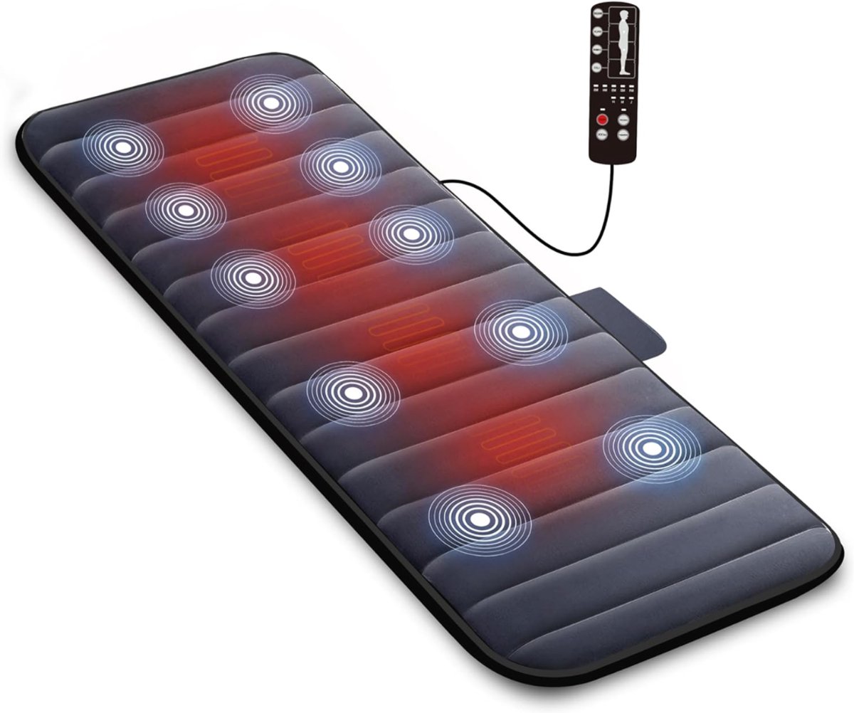 NBAP® Massage Apparaat - Massagematras - Massagekussen - Grijs