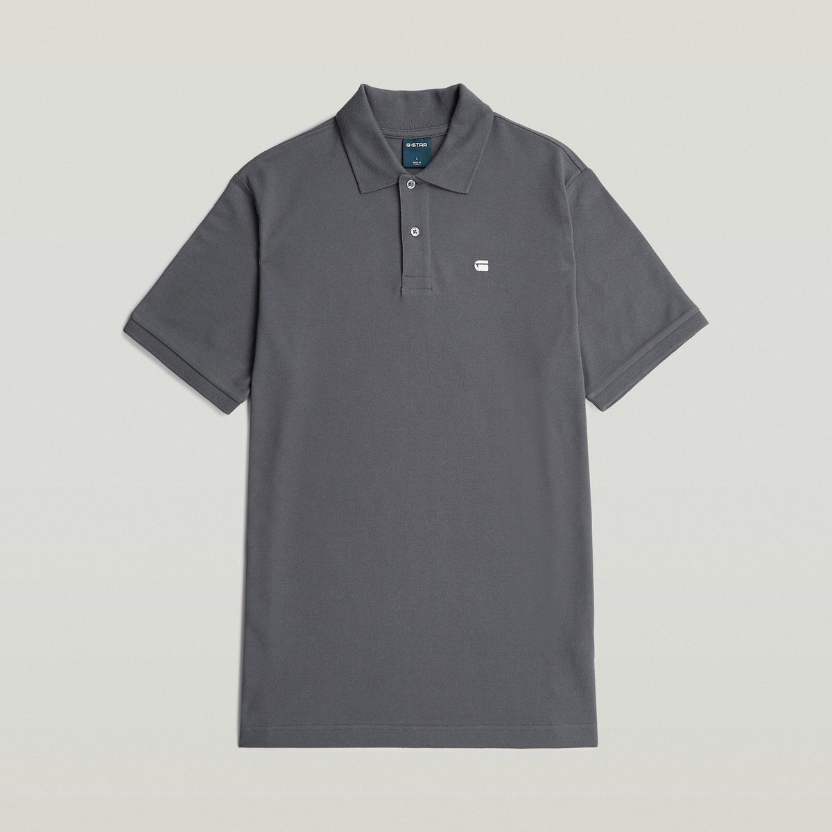 G-Star Oluv regular polo ss Heren Polo’s Granite