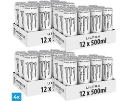 4x Monster Energy Ultra white (12 x 500ml)