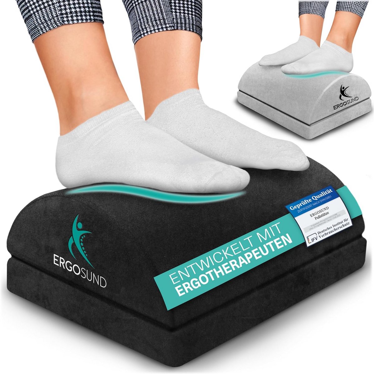 Ergonomische Voetsteun voor Bureau - Verstelbare, Antislip Footmuff en Voetsteun Accessoires voor Thuis en Kantoor