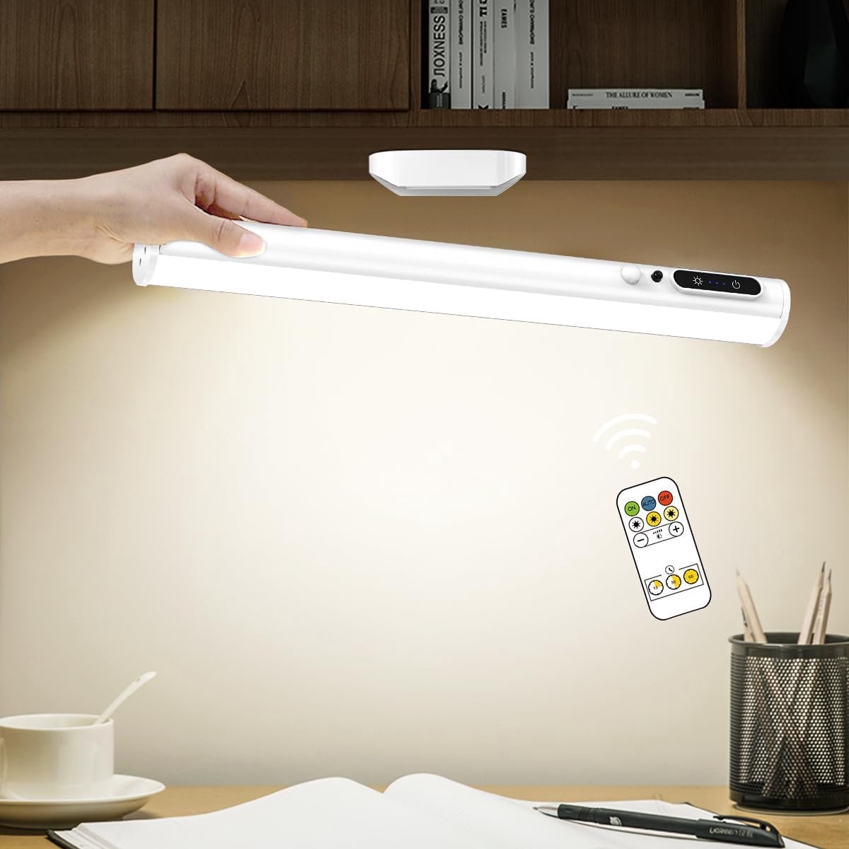 Draadloze LED Kastlamp 4000mAh met Afstandsbediening - Oplaadbare Magnetische Lichtstrip voor Muur en Keuken
