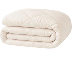 Y-NOT Dreambed Original Light Pearl White 200x220 - Dekbed Zonder Overtrek - Wasbaar Dekbed - Hoesloos dekbed - Dekbed met vaste overtrek - 30 dagen proefslapen