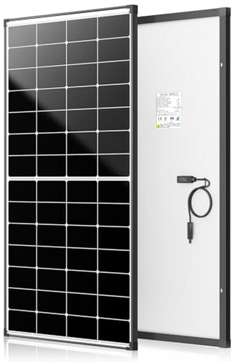 300 W Monokristallijn Zonnepaneel 12 V - Hoog Rendement PV-module voor Caravans, Campers, Huizen, Balkons en Boten