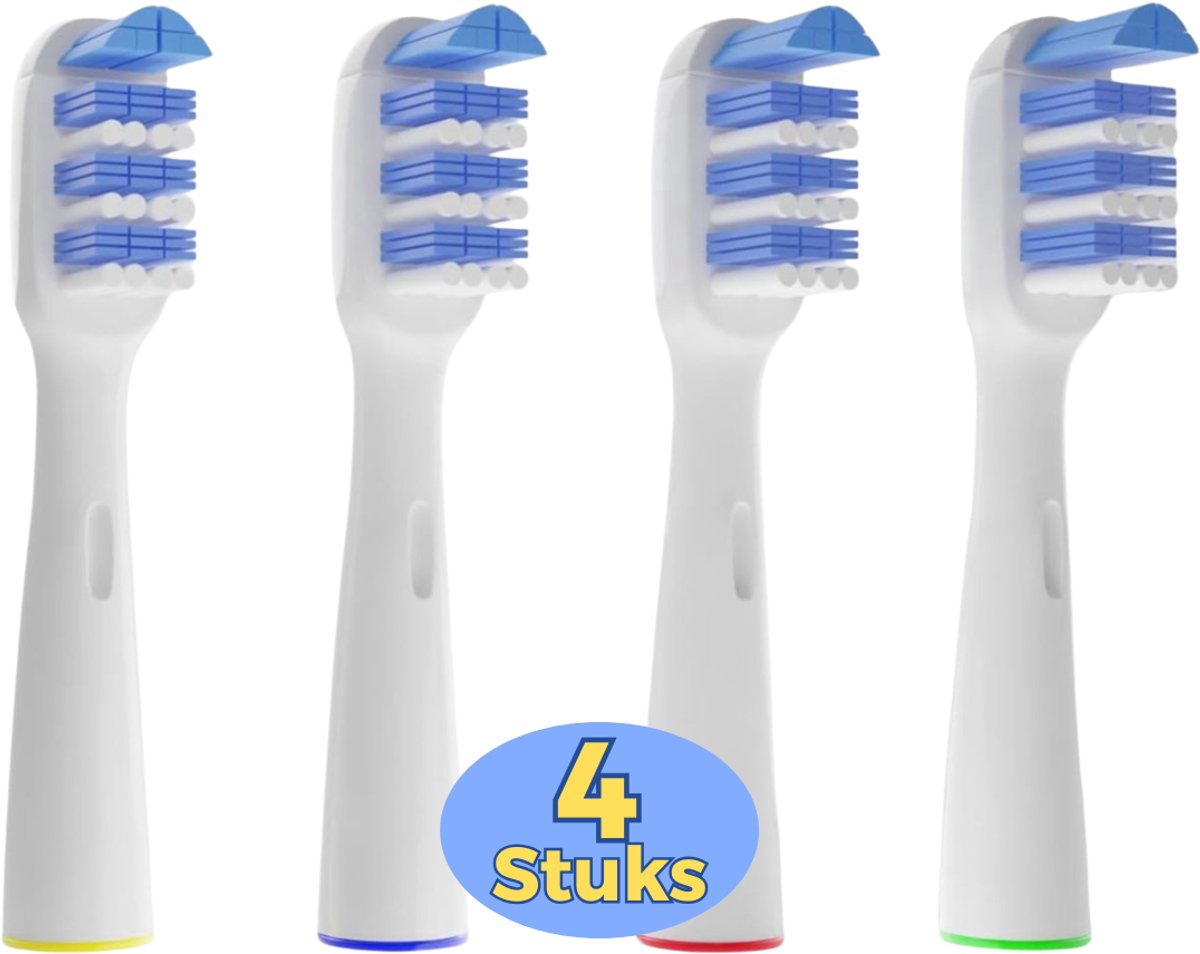 Maxenza Opzetborstels - Geschikt voor Trizone Opzetborstel Oral-B Machine - 4 Stuks