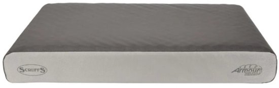 Scruffs ArmourDillo Orthopedisch Hondenkussen - Slijtvast - Waterproof - Maat L of XL - Kleur: Grijs, Maat: Large