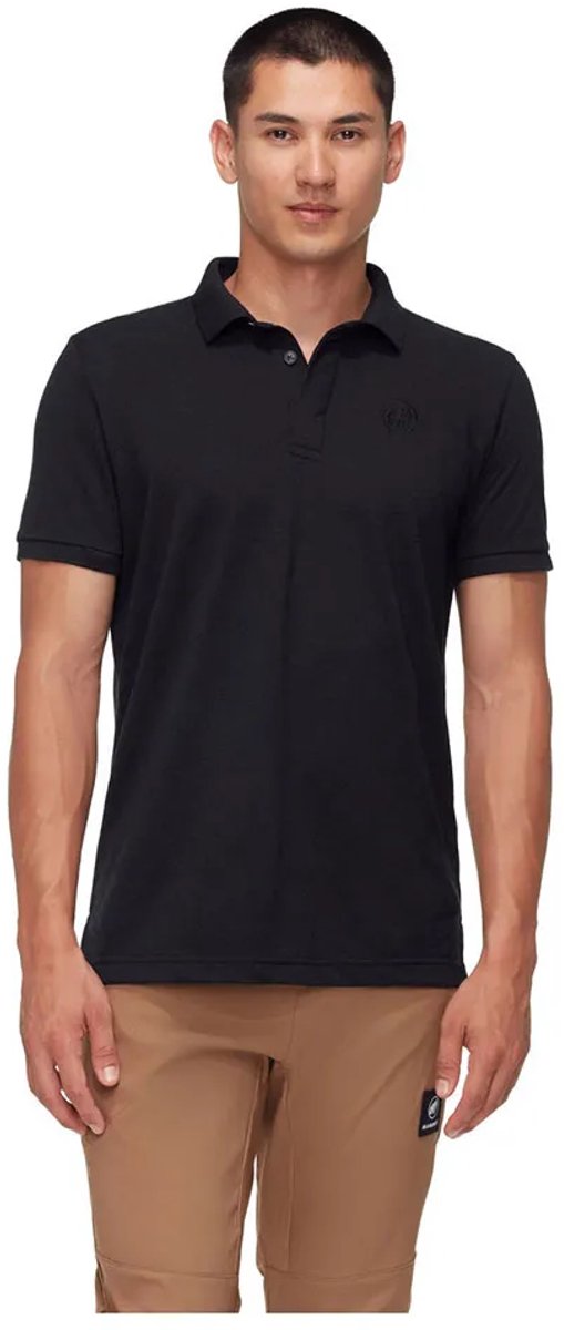 Mammut Logo Korte Mouw Poloshirt Zwart L Man