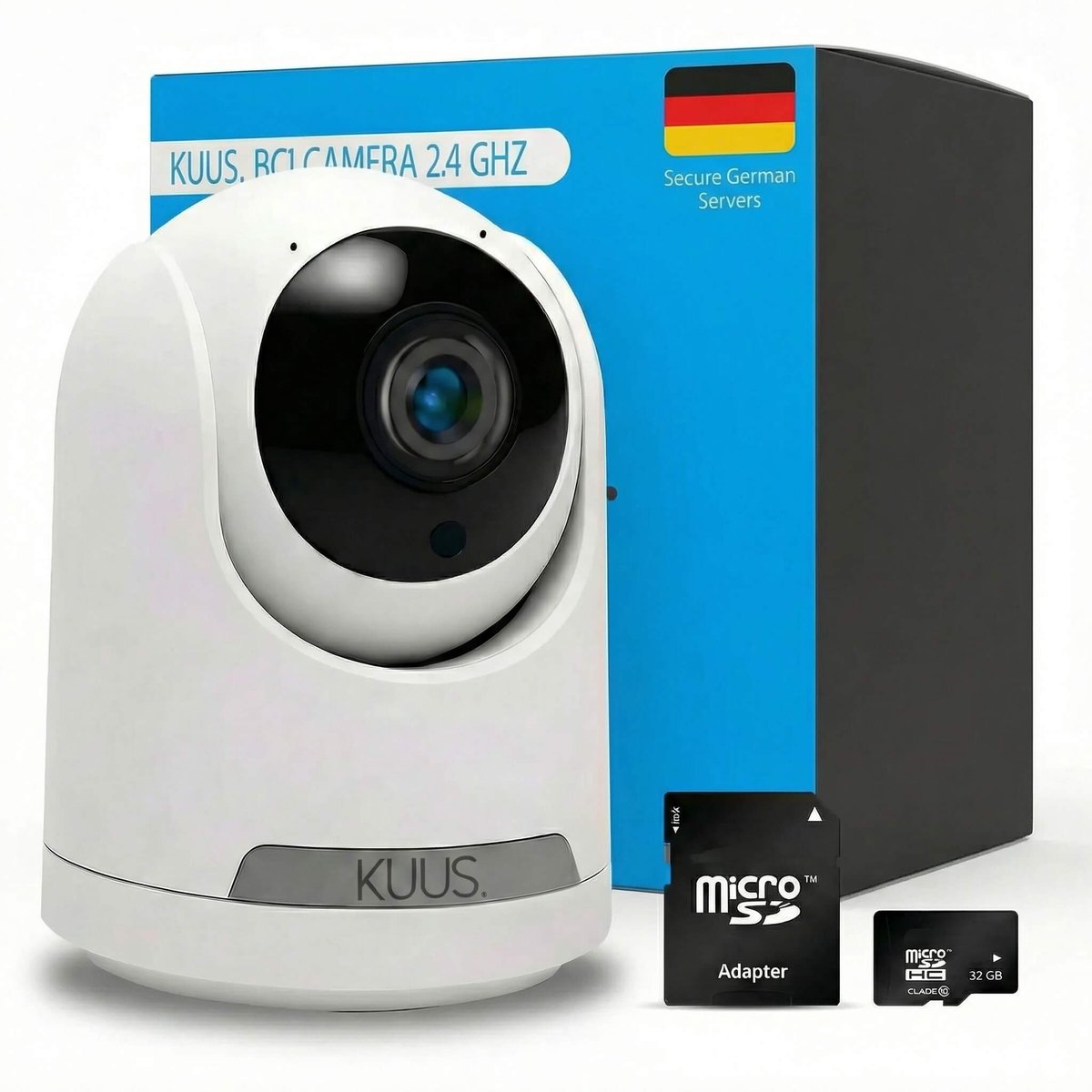 KUUS® BC1 2K Wifi Camera met Nachtzicht en Bewegingsdetectie - Product - €59,99