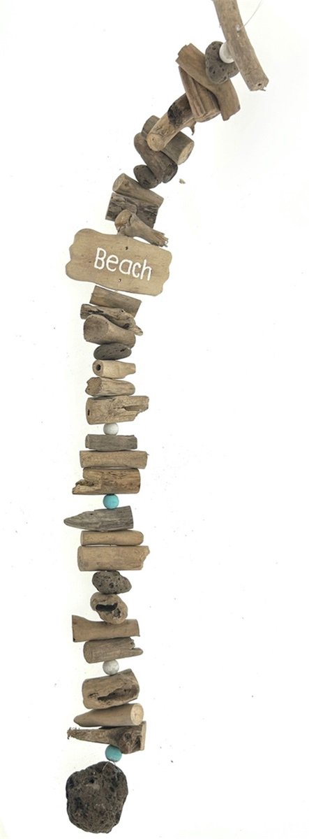 Guirlande Shanik BEACH driftwood kralen ca 100 cm