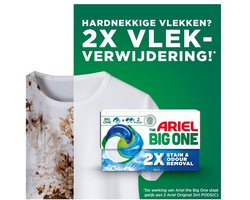 Ariel 3in1 Wasmiddel Pods The Big One Alpine - 4 x 15 stuks - Voordeelverpakking