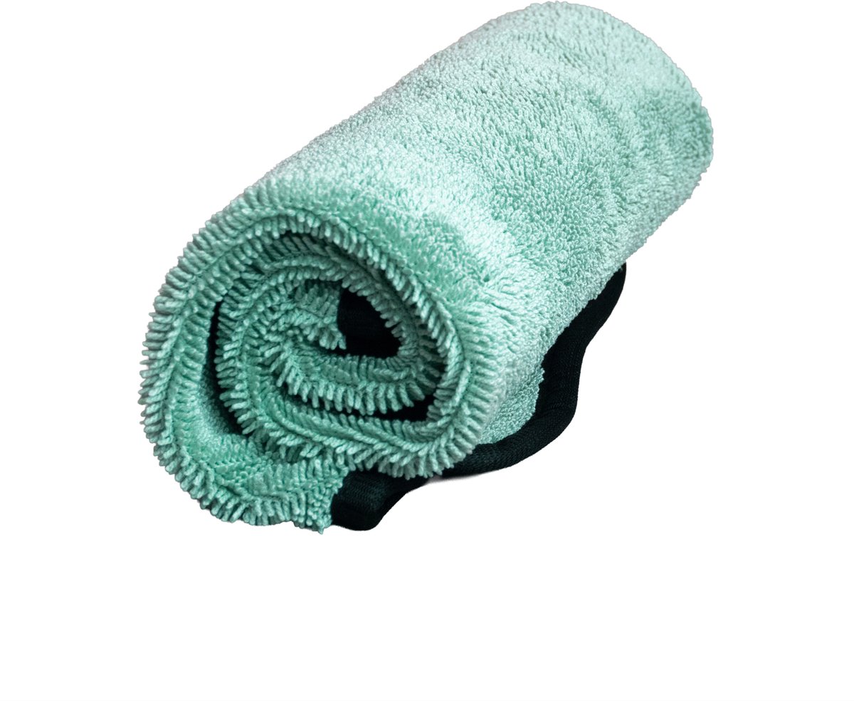 FRM Quick Dry Droogdoek – Microvezel Badkamer Droogdoek – Douche, Tegels & Vloer Streeploos Nadrogen – Super Absorberend - Kwaliteitsdoek - Groen 40x60