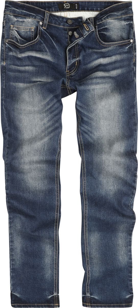 R.E.D. Rock-Engineered Design Blauwe skinny fit jeans - Heren - W34L34