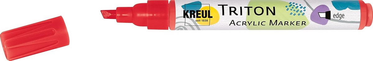 Navulbare Acrylverfstift met Wigpunt voor Papier, Hout, Steen en Meer