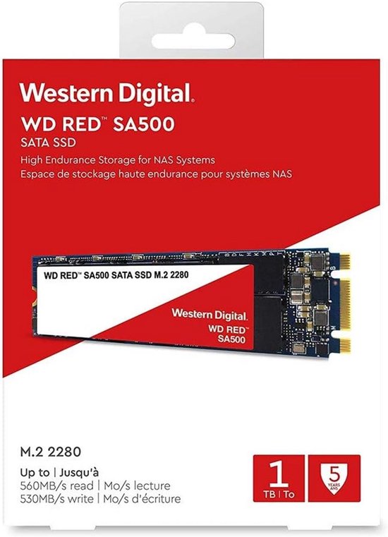 1TB NAS SSD M.2 SATA voor 24/7 Gebruik en Caching van Merkloos — afbeelding 4