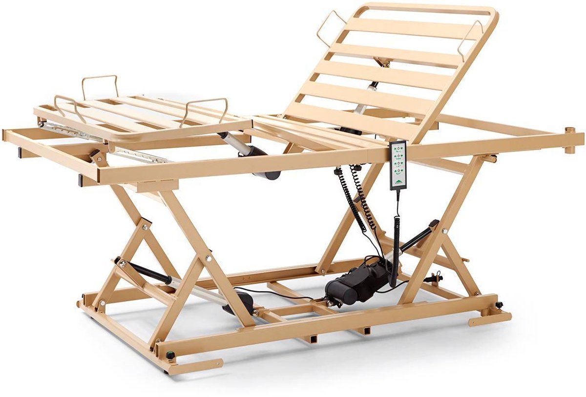Burmeier Lippe IV Hoog Laag Zorgbed – 120x200 cm – Elektrisch Verstelbaar