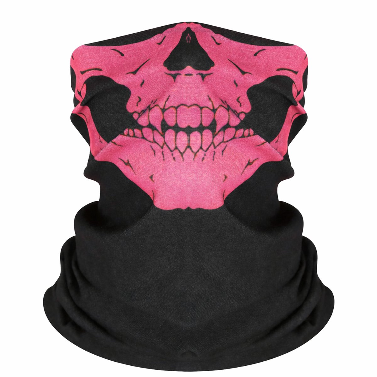 Jumada’s Biker Mask Balaclava Gezichtsmasker Fietsmasker Ademend en Comfortabel 1 Stuk Zwart