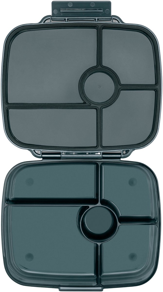 Yumbox Go - lekvrije Bento box broodtrommel - 5 vakken - Berlin Grey