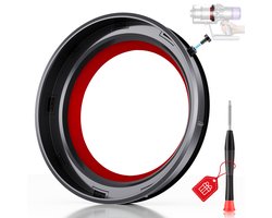 Vaste afdichtingsring voor de stofbak - Siliconen afdichtingsring voor de bodem van de stofbak - Geschikt voor Dyson V11 V15 SV14 SV15 SV22 stofzuigers - Vervangingsonderdeel + T8-schroevendraaier