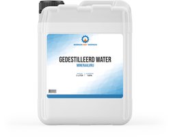 Gedestilleerd water - Gedemineraliseerd water - Osmose water - Strijkwater - 5 liter