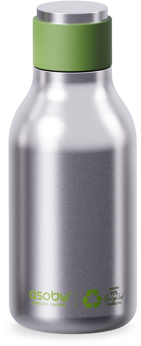 - Urban - recycelte Edelstahlflasche Silber