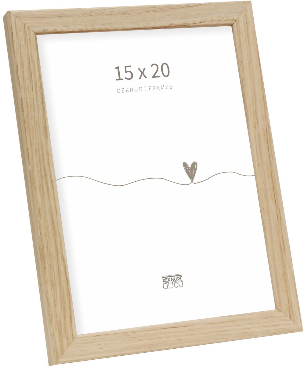 Deknudt Frames fotolijst S47CJ1 - naturel eik - voor foto 15x20 cm