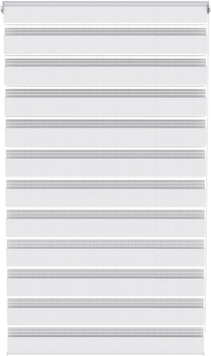 ACXIN Zebra Rollo Klemmfix - Zonder Boren - Lichtdoorlatend en Verduisterend - 90x150cm Wit