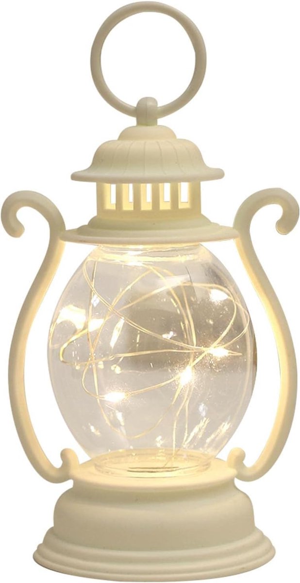 Tafellamp - H:16.2CM - Snoerloze tafellamp - Mini-hanglamp - Led-lantaarns - Lantaarn - La