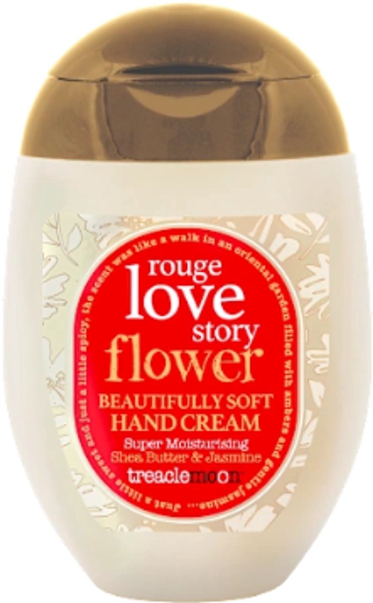 Handcrème Rouge Love Story Flower - Treaclemoon | 1x 75 ml - Shea butter & Jasmijn