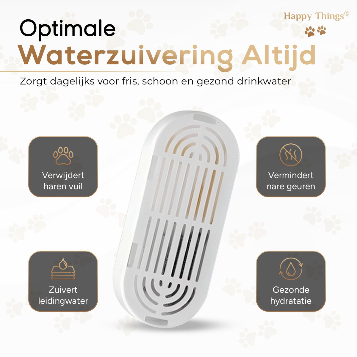 Happy Things ZR20 Drinkfontein Filters - 6 Stuks + 6 Filtersponsjes thumbnail 5