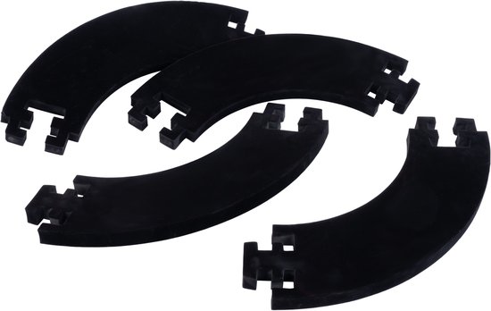 Longfield Darts - Surround in 4 delen - zwart van Longfield — afbeelding 4