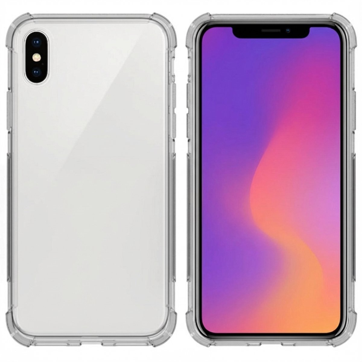 imoshion Hoesje - Geschikt voor Apple iPhone Xs / X - Shockproof Case - Transparant