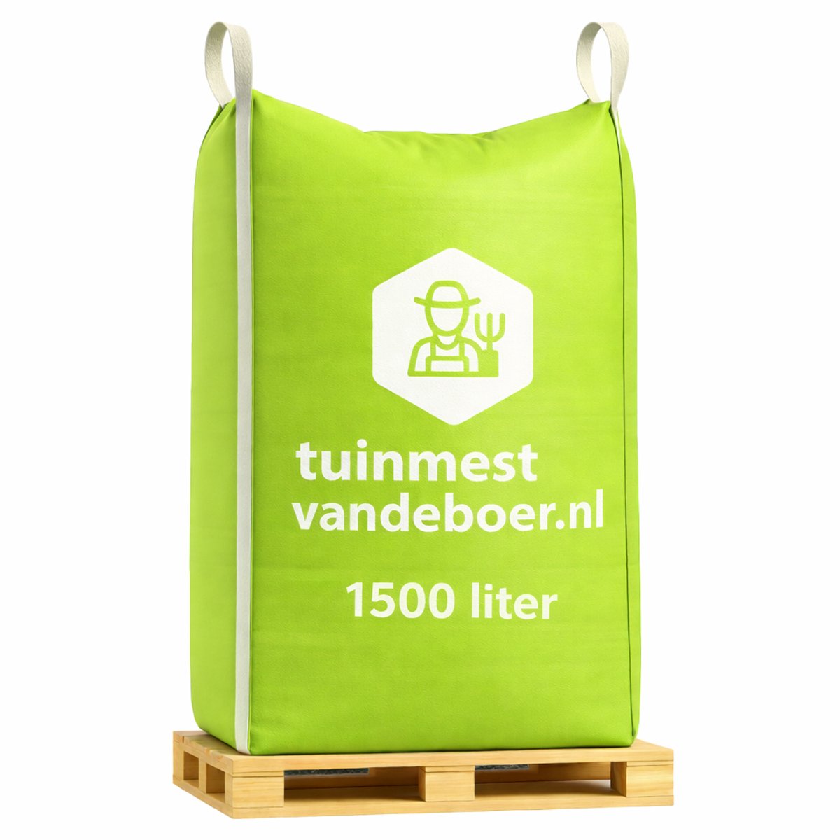 Tuinmest - Moestuinmest organisch Bigbag 1500 liter - Universeel toepasbaar - Geschikt voor Tuin en Moestuin