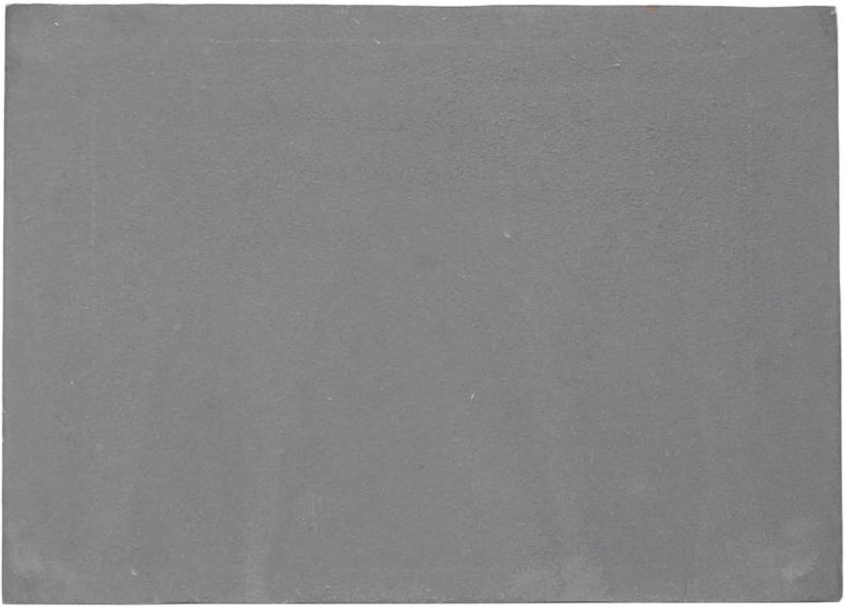 Gietijzeren Plaat voor Open Haard of Barbecue Bekleding | 40x50 cm | 0.8 cm Dik