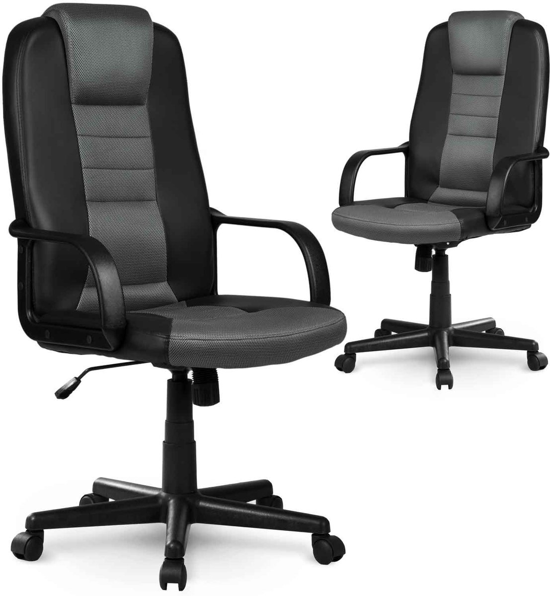 Sofotel 518B – Ergonomische Bureaustoel – Zwart/Grijs