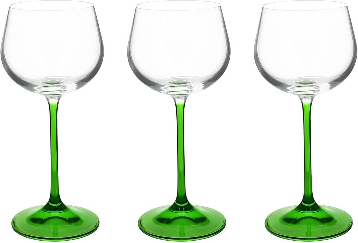 Set van 3 Kristallen Wijnglazen voor Witte Wijn 16.5 cl