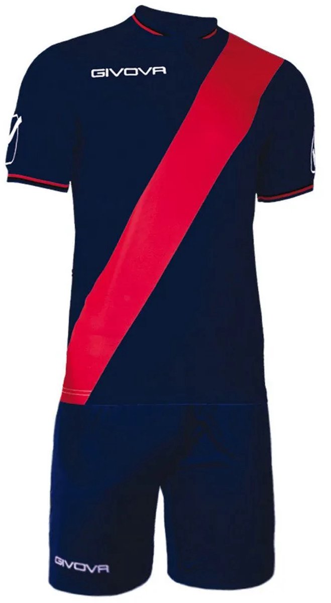 Givova Plate Set Rood,Blauw XL Man