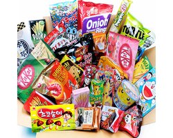 Japans Snoep - Koreaanse Snack Noedel Box - Goedgevuld Verrassingspakket - Japanse Kitkat Chocolade - Pocky - Asian XL Geschenk Box - Noedel Ramen- Asian Candybox - Verrassingspakket Verjaardag