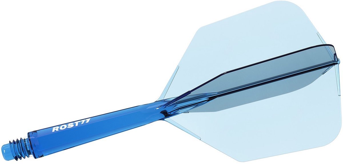 Cuesoul ROST 77 Transparent Blue Big Wing - Dart Flights