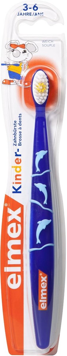 Zachte Kinder Tandenborstels 3-6 Jaar, 2 Stuks