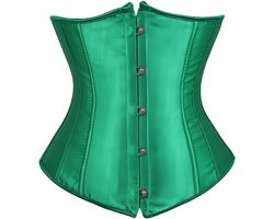 Bustier Korset Taille Cincher Satijn Lace-Up Onderbust – Figuurcorrigerend Figuurvormend Onderkleding