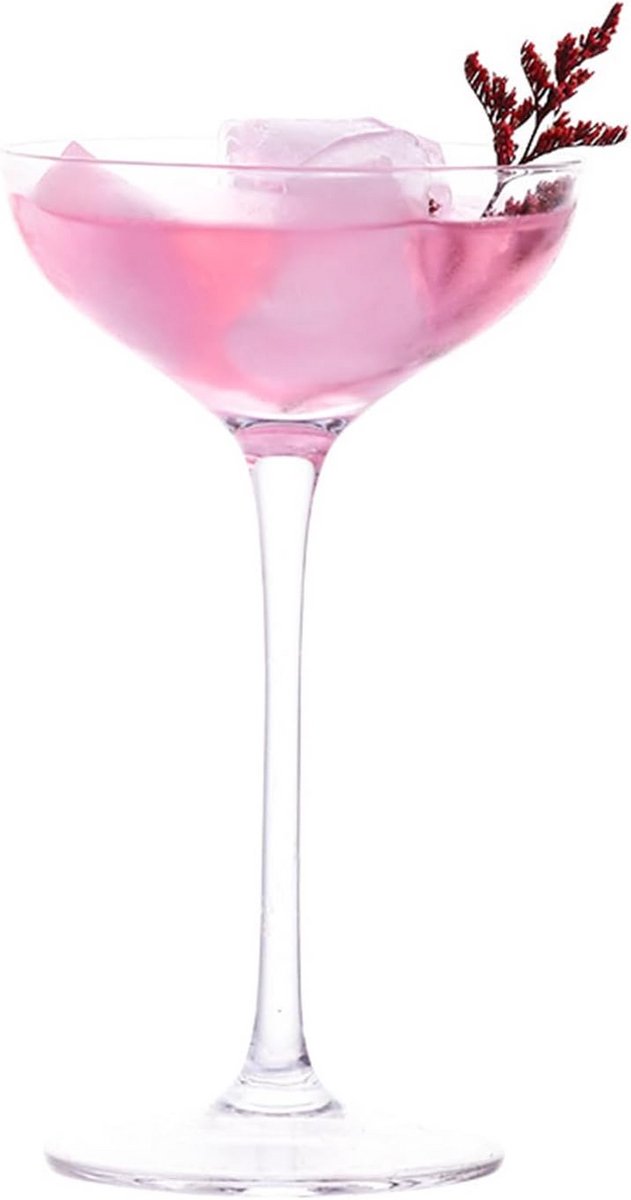 Set van 2 Elegante Coupe Cocktailglazen (140 ml) - Perfect voor Martini, Desserts en Cadeau
