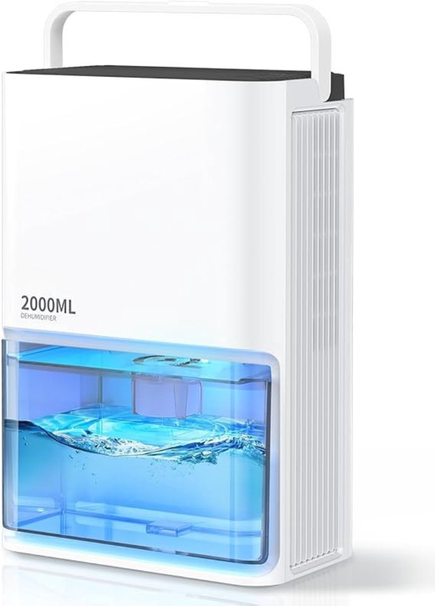 Quvo® Vochtvreter Electrisch - Vochtvreter - Ontvochtiger - Wit - ?21cm x 14cm x 32cm