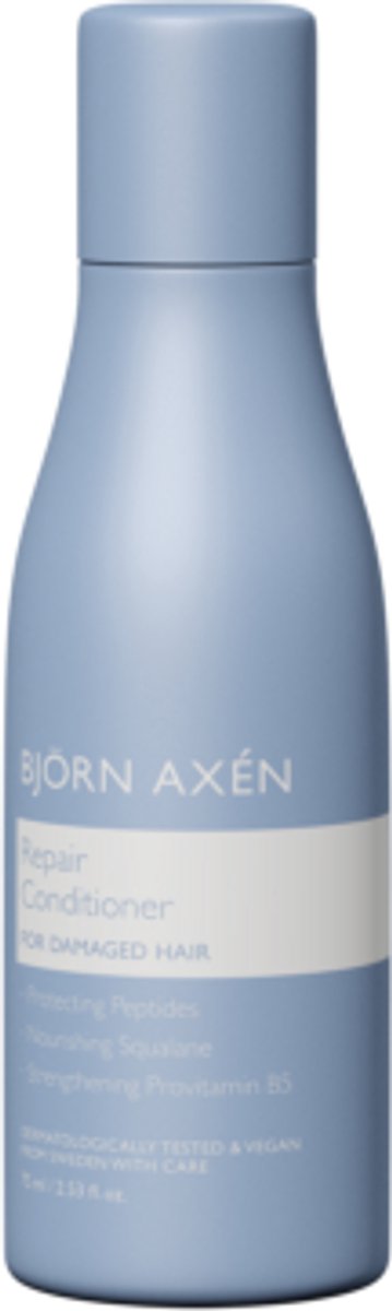 Björn Axén Travel Size Repair Conditioner 75 ml – Hydraterende & Herstellende Conditioner Voor Beschadigd Of Droog Haar – Versterkt, Verzacht & Hydrateert – Ideaal Voor Onderweg Of Handbagage – Vegan & Dermatologisch Getest