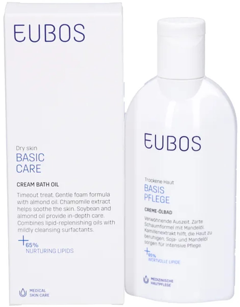 Eubos - Med Basic Skin Care Cream Bath Oil For Dry Skin olejek do kąpieli do skóry suchej i wrażliwej 200ml