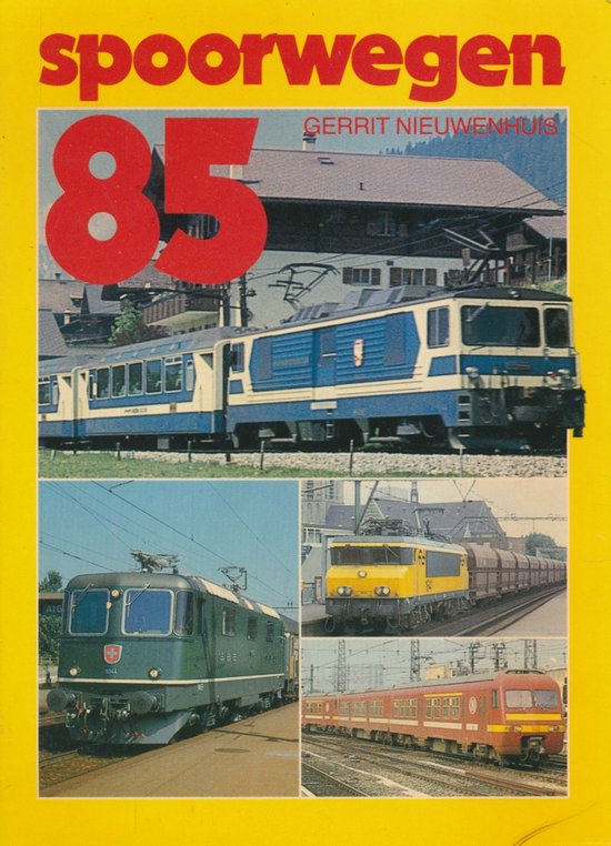 Spoorwegen 1985 - cover