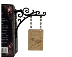 Boekenbordje Mystery Books – Decoratief houten boekenbordje voor boekenkast – 3mm dun – Dubbelzijdig gegraveerd – Cadeau voor boekenliefhebbers
