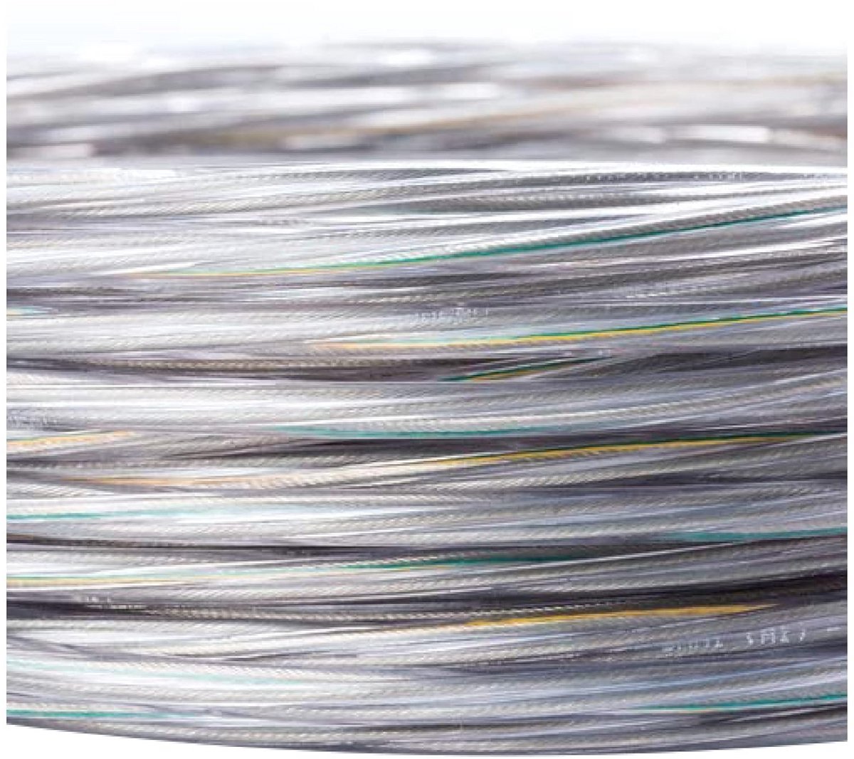 Transparante 3-aderige stroomkabel 3x0,75 mm2 - Elektrische draad 50 meter