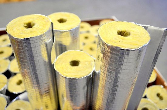 Steenwol Buisisolatie met Aluminium Laminaat - Warmte-isolatie voor